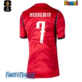 Republica Coreea Son Heung-min #7 Echipament de Fotbal Replică Mondial 2026 Femei Acasa